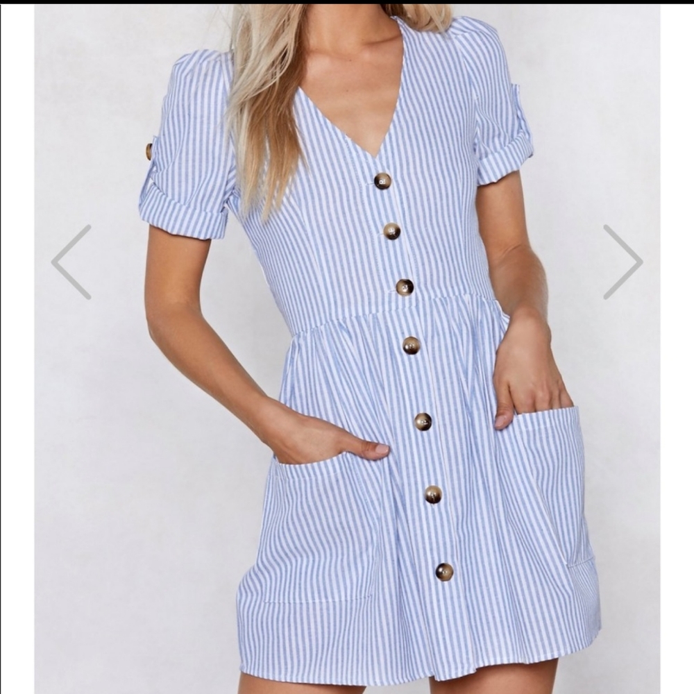 nasty gal striped dress